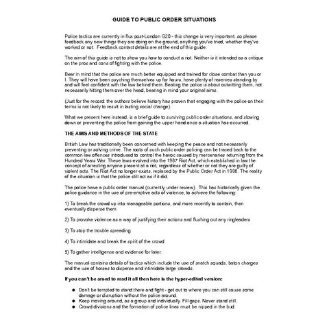 Publicorderguide